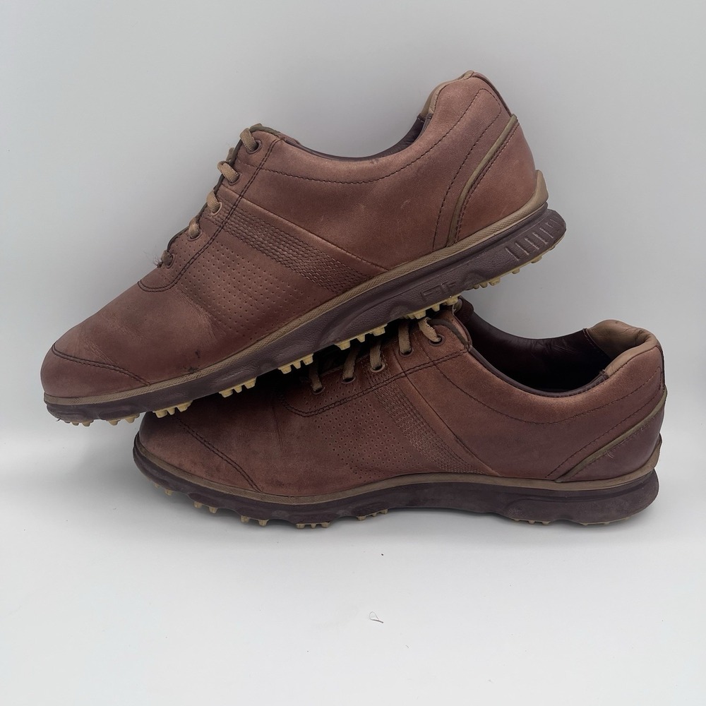 FootJoy Casual‎ Brown Leather Golf Shoes Men's Size 11.5M Spikeless Comfort - Picture 3 of 7